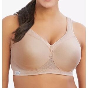 NWOT Glamorise Sport Bra Wireless 34C